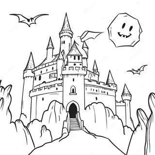 Dracula S Spooky Castle Coloring Page 45803-36719