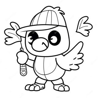 Brawl Stars Crow Coloring Pages