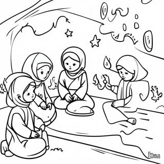 Children S Islamic Coloring Page 45852-36751