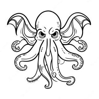 Cthulhu Coloring Page 45862-36762