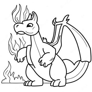 Fire Pokemon Coloring Pages