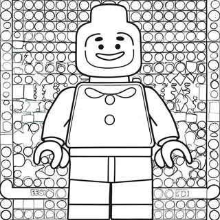 Lego Minifigure Coloring Pages