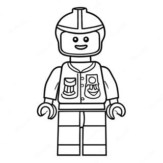 Lego Minifigure Coloring Page 45882-36779