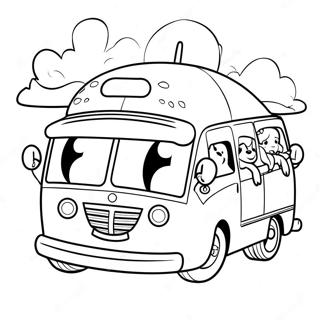 Tayo And Friends Coloring Page 45903-36794