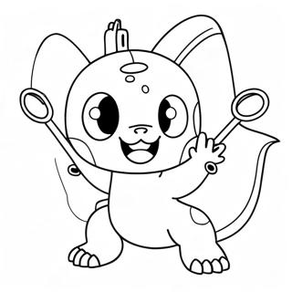 Digimon Coloring Page 4591-3844