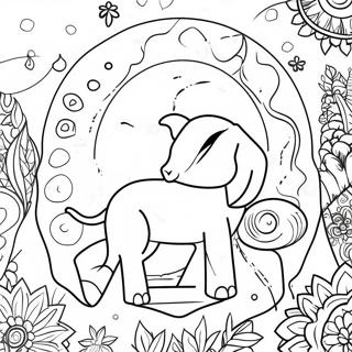 Karma's World Coloring Pages