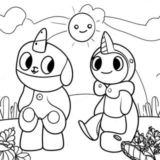 Karma S World Characters Coloring Page 45923-36810