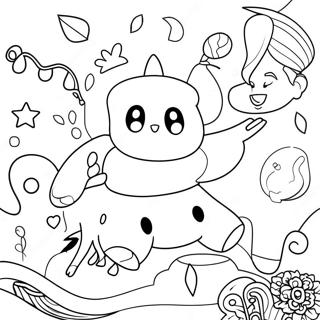 Karma S World Characters Coloring Page 45923-36811