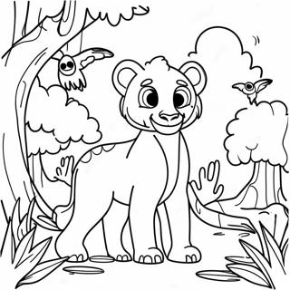 Animal Kingdom Coloring Page 45932-36816