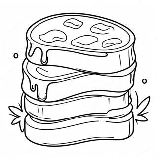 Peanut Butter And Jelly Coloring Pages