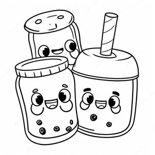 Peanut Butter And Jelly Coloring Pages