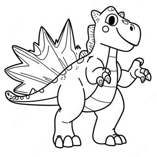 Dinosaur King Coloring Pages