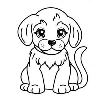 Cavapoo Puppy Coloring Page 46002-36875