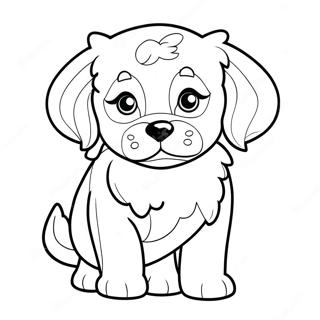 Cavapoo Puppy Coloring Page 46002-36876