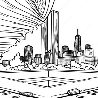 September 11 Memorial Coloring Page 4601-3847