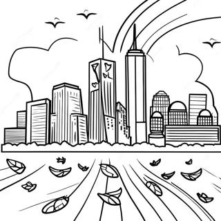 Patriotic September 11 Coloring Page 4602-3849