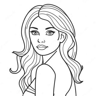 Girl Body Outline Coloring Page 46062-36923