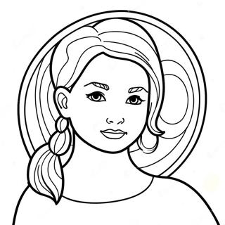 Girl Body Outline Coloring Page 46062-36924