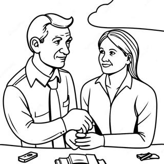 Conflict Resolution Coloring Pages