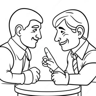 Conflict Resolution Skills Coloring Page 46082-36938