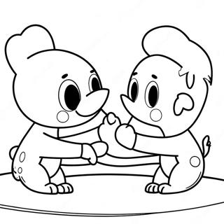 Friendly Conflict Resolution Coloring Page 46083-36935