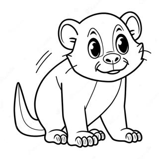 Tasmanian Devil Coloring Pages