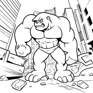 Rampage City Destruction Coloring Page 46113-36960