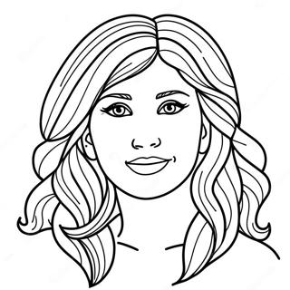 Girl For Adults Coloring Pages