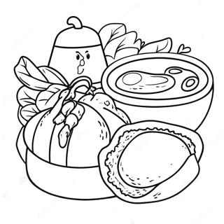 Chinese Food Coloring Page 46122-36970