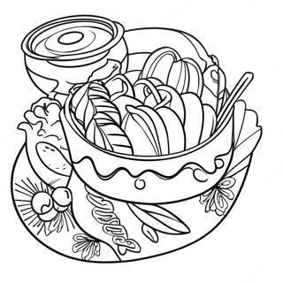 Chinese Food Coloring Page 46122-36971