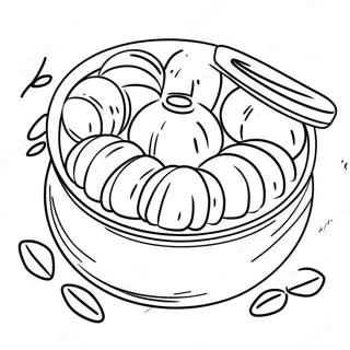 Delicious Dim Sum Coloring Page 46123-36968