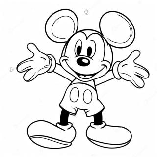 Mickey Mouse Shorts Coloring Pages