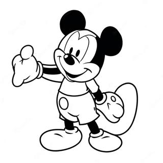 Mickey Mouse Shorts Coloring Page 46142-36978