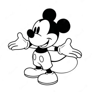 Mickey Mouse Shorts Coloring Page 46142-36980