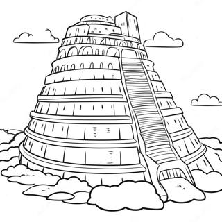 Tower Of Babel Coloring Page 46152-36986