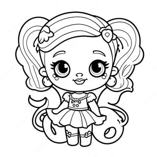 Cute Monster High Baby Dolls Coloring Page 46163-36999