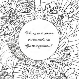 Positive Affirmations Coloring Page 461-364