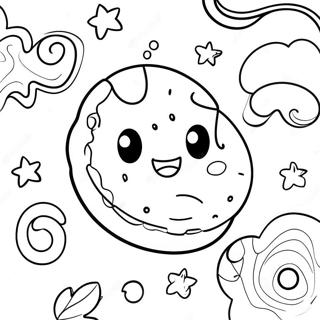 Cute Cookie Swirl C Baking Coloring Page 46213-37041