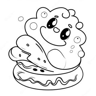 Cute Cookie Swirl C Baking Coloring Page 46213-37044