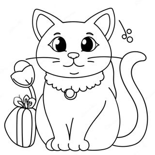 Marie The Cat Coloring Page 4622-3865