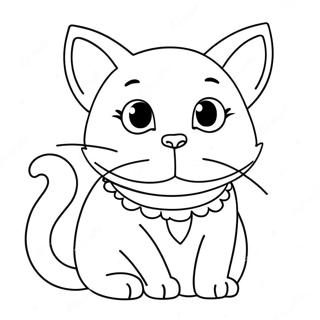 Marie The Cat Coloring Page 4622-3866