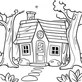 Little House In The Big Woods Coloring Page 46232-37060