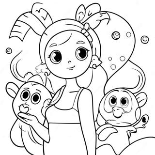 Maya With Friends Coloring Page 46283-37099