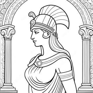 Athena Coloring Pages