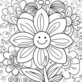 Easy Mother S Day Flower Coloring Page 4631-3871