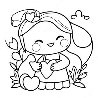 Cute Mother S Day Card Coloring Page 4632-3879