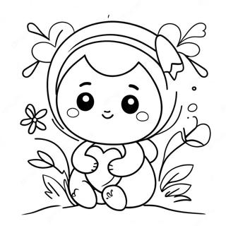 Cute Mother S Day Card Coloring Page 4632-3880