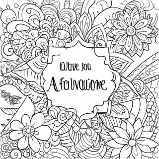 Positive Affirmations Coloring Page 46333-37142