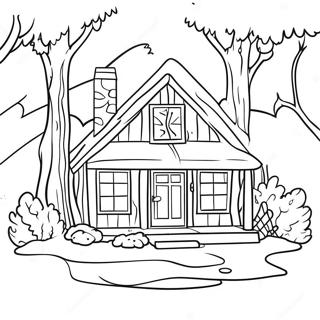 Cabin In The Woods Coloring Pages