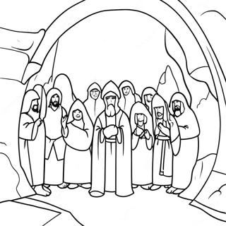 Fiery Furnace Coloring Pages